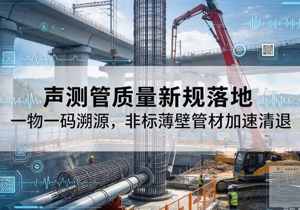 舞阳声测管质量新规落地，一物一码溯源，非标薄壁管材加速清退